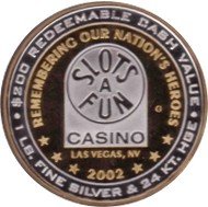 -200 Slots A Fun   Eagle Flag Banner 2002 rev.